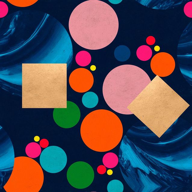 Paneelitapetti Mindthegap Pseudomorph 1,56x3 m sininen