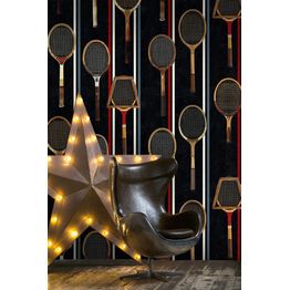 Paneelitapetti Mindthegap The Game Anthracite 1,56x3 m