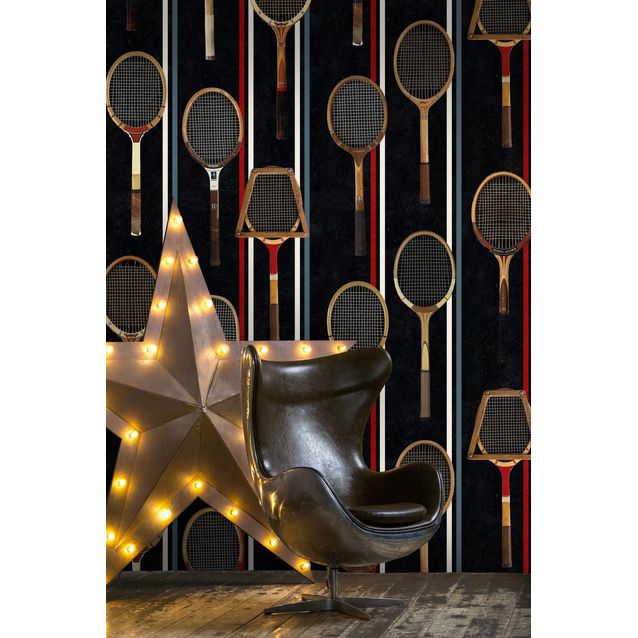 Paneelitapetti Mindthegap The Game Anthracite 1,56x3 m