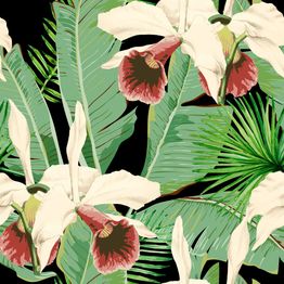 Paneelitapetti Mindthegap Treasure Island 1,56x3 m musta