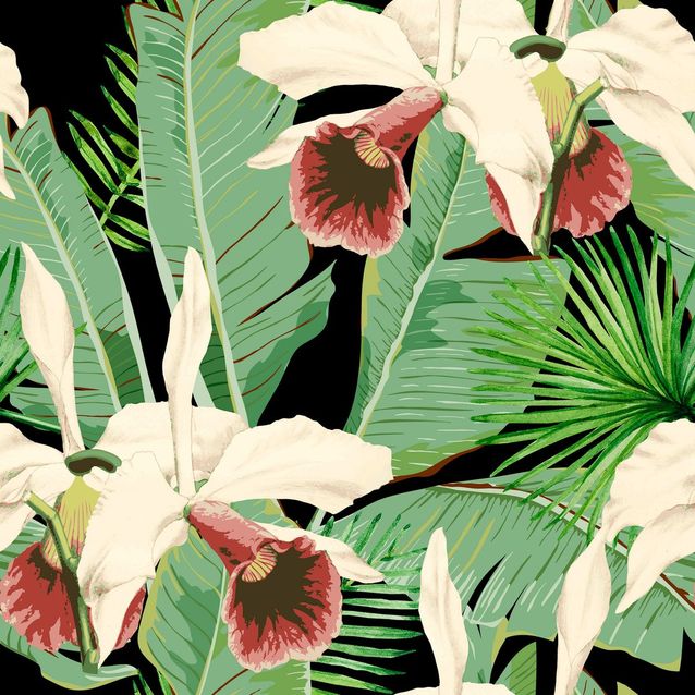 Paneelitapetti Mindthegap Treasure Island 1,56x3 m musta