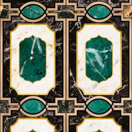 Paneelitapetti Mindthegap Waldorf 1,56x3 m vihreä