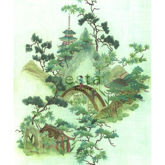 Paneelitapetti PhotoWallXL Chinoiserie 158114 2325x2790 mm