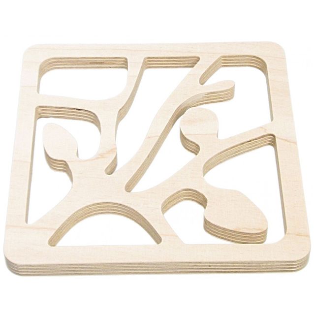 Pannunalunen 17x17cm koivuvaneri