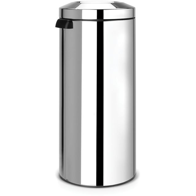 Paperiroska-astia Brabantia, 30L, palamaton, Brilliant Steel