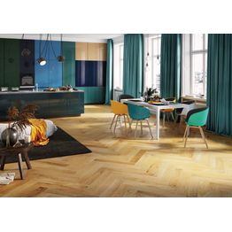 Kalanruotoparketti DomusFlooring Tammi Hampton HB 14x130x725 mm