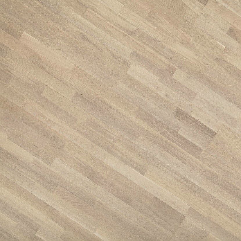 Parketti Kymppi-Lattiat Tammi Classic 3-säleinen valkopesty/harjattu 14x192x2200 mm