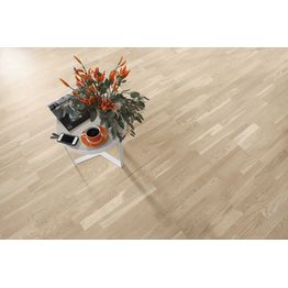 Parketti Tarkett Shade Tammi Cream White vaalea 3-sauva mattalakattu