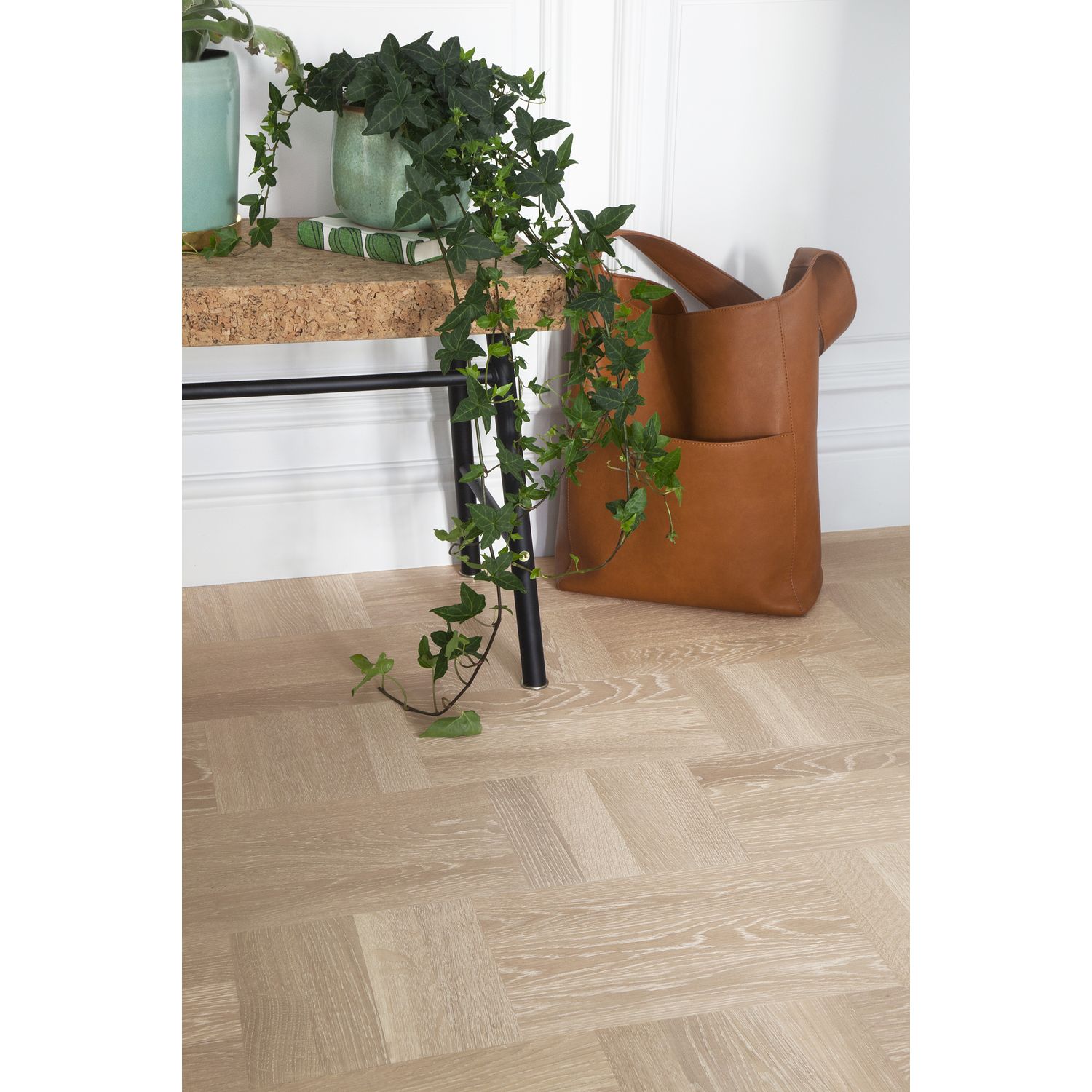 Parketti Tarkett Noble Tammi Scandinavia Ruutulauta luonnollinen vaalea