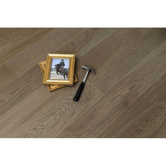 Parketti Tarkett Shade Tammi Stone Grey Plank 1-sauva luonnollinen tumma ruskea 7876088