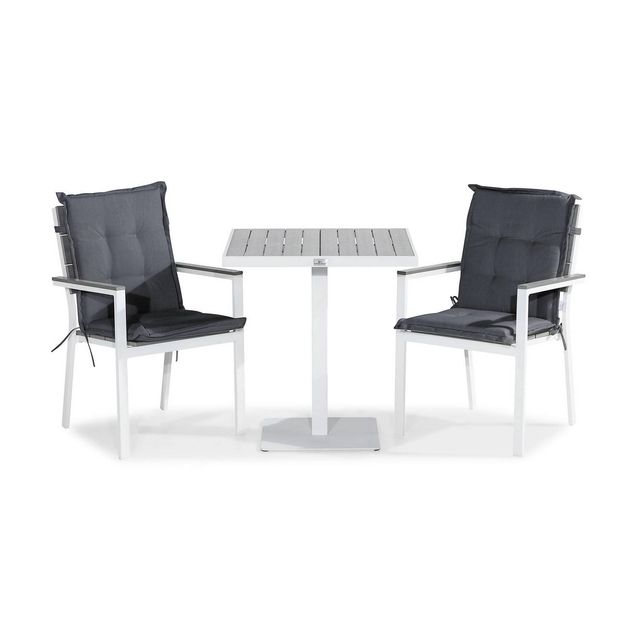 Parvekeryhmä Tunis, 70x70cm, 2 tuolia, pehmusteet (09414)