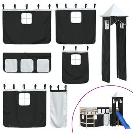 Parvisängyn verhot tornilla, polyesteri, eri värejä (32786)