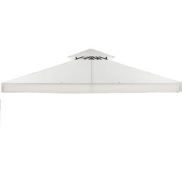 Paviljongin katto Bermuda 3x4 m luonnonvalkoinen
