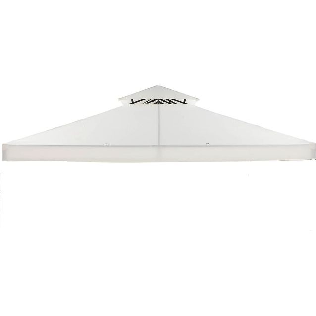 Paviljongin katto Bermuda 3x4 m luonnonvalkoinen