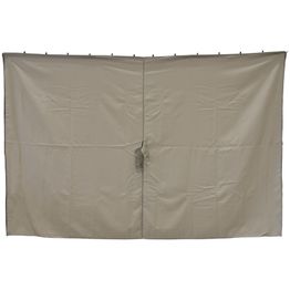 Paviljongin seinät Luxor 4 kpl 3x3 m paviljonkiin vaaleanharmaa/beige