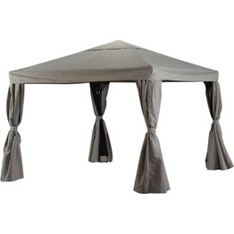 Paviljonki Biella 3x3m antrasiitti/khaki
