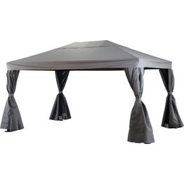 Paviljonki Biella 3x4m antrasiitti/harmaa