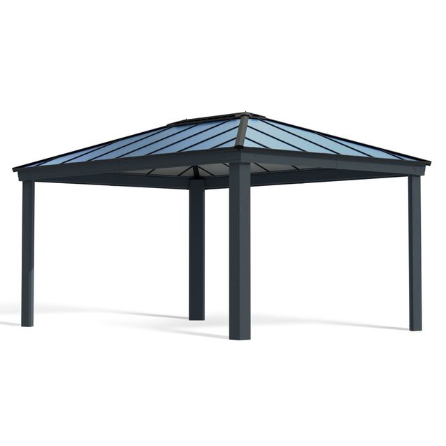 Paviljonki Palram-Canopia Dallas 4900 3,6 x 4,9 m 18 m² harmaa