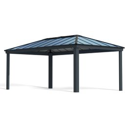Paviljonki Palram-Canopia Dallas 6100, 3.6x6.1m, 12x20ft, harmaa