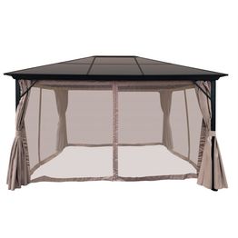 Paviljonki verhoilla AB Polar 3x4 m beige