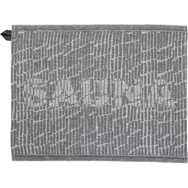 Pefletti Jokipiin Pellava Saunatikut, 45x55cm, valkoinen/musta