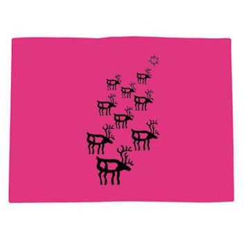 Pefletti Pikkupuoti Porot Pellava 45x60 cm fuksia