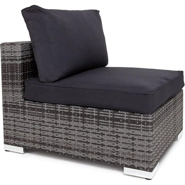 Pehmusteen päällinen Bahamas keskimoduuliin harmaa