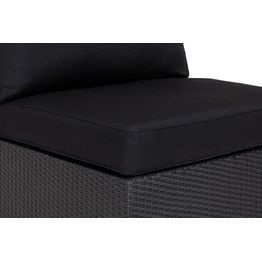 Pehmusteen päällinen Bahamas- keskimoduuliin musta