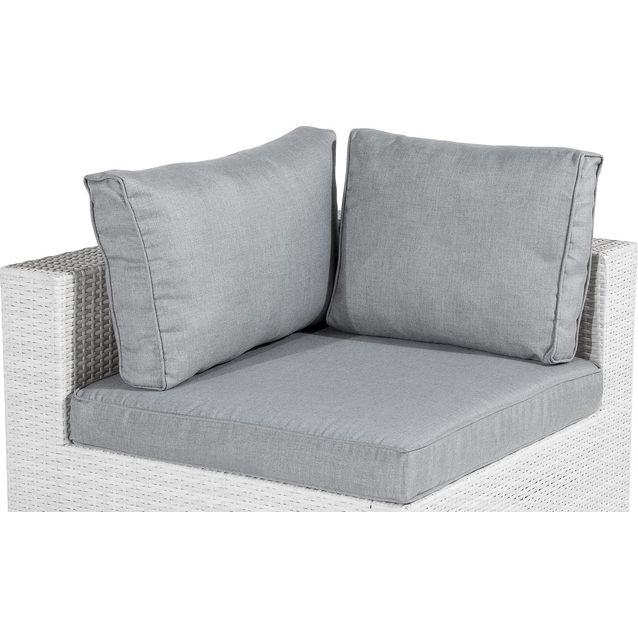 Pehmusteen päällinen Bahamas-kulmamoduuliin vaaleanharmaa