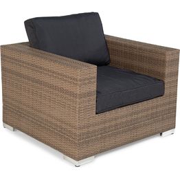 Pehmusteen päällinen Bahamas- nojatuoliin, tummanharmaa