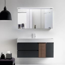 Peilikaappi LED-valaisimella Bathlife Glänsa 1200 valkoinen