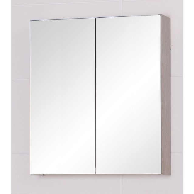 Peilikaappi Finnmirror 60 harmaa tammi