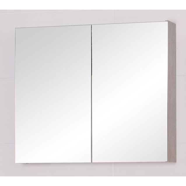 Peilikaappi Finnmirror 80 harmaa tammi