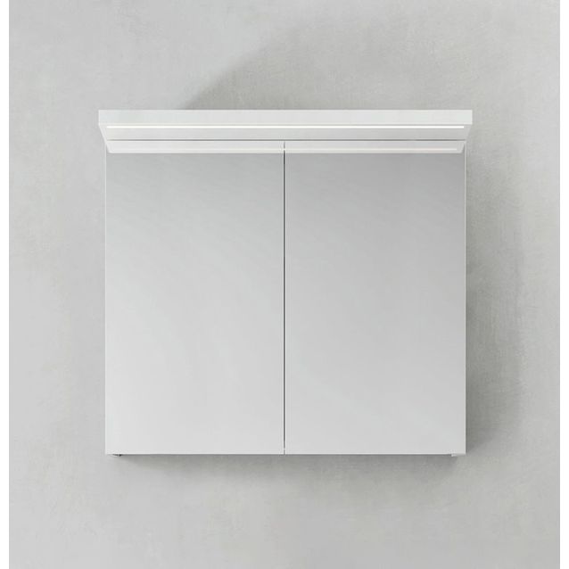 Peilikaappi Hafa Store LED-profiililla valkoinen eri kokoja