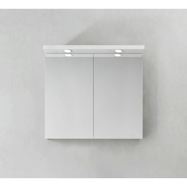 Peilikaappi Hafa Store 800 LED-spoteilla valkoinen