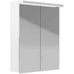 Peilikaappi LED-valaisimella Polaria Klara pistorasia vasen valkoinen eri kokoja