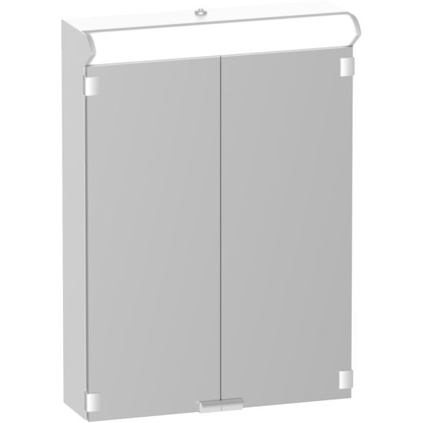 Peilikaappi LED-valaisimella Polaria Lumena 500 pistorasia vasen