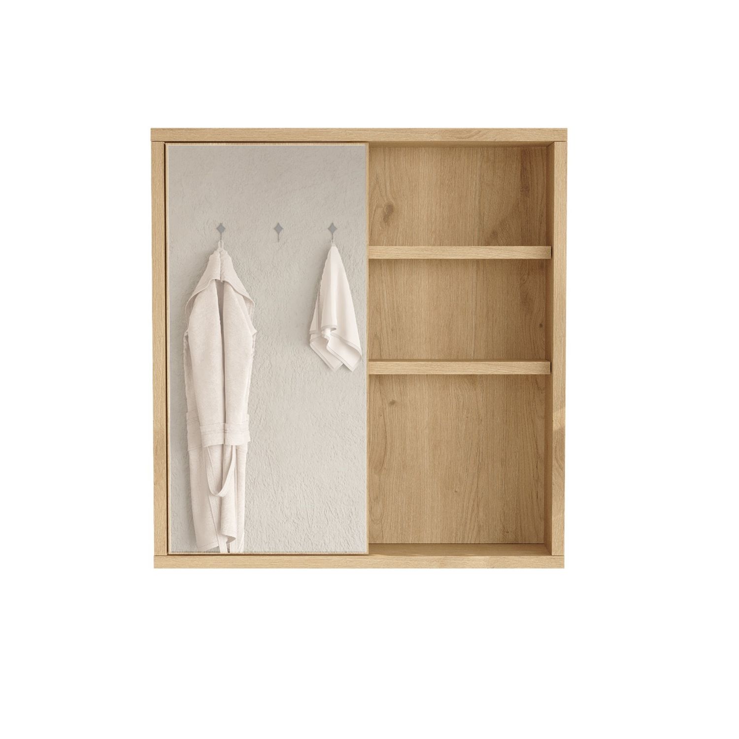 Peilikaappi Linento Furniture NA1, tammipuu