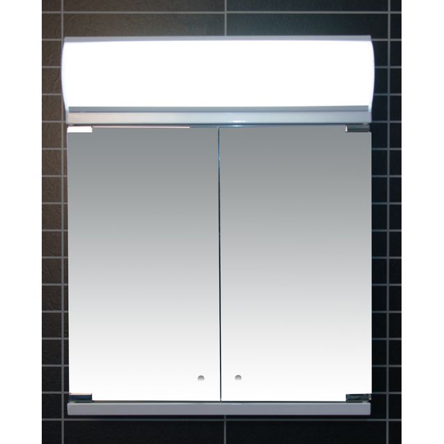 Peilikaappi LED-valaisimella Tammiholma Siena 60x72 cm 28 W vikavirtasuojakytkin