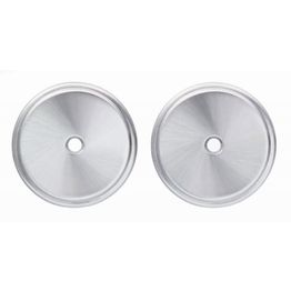 Peitekilpi Smedbo B218KM mattaharjattu kromi