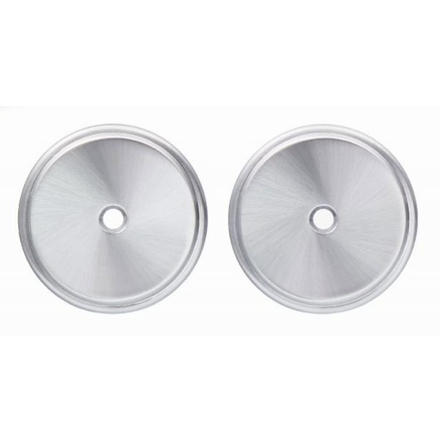 Peitekilpi Smedbo B218KM mattaharjattu kromi