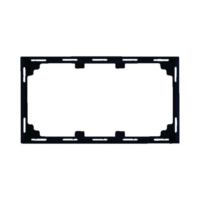 Peitelevy ELKO Plus Dekor 2-osainen 86 musta