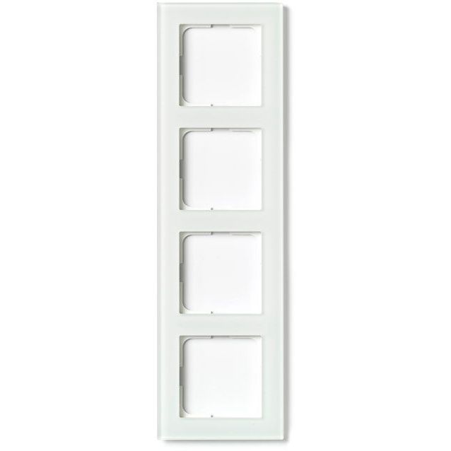 Peitelevy ELKO Plus Option huurrettu valkoinen lasi 4-osainen