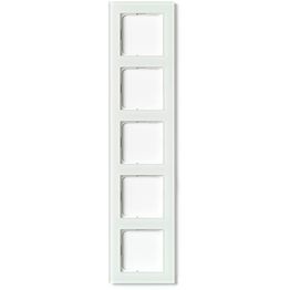 Peitelevy ELKO Plus Option huurrettu valkoinen lasi 5-osainen