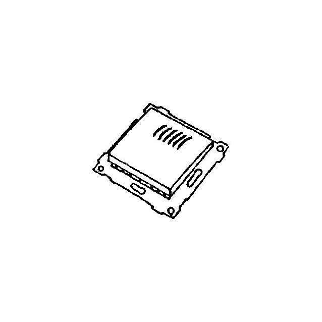 Peitelevy ELKO Plus Option lasi musta 1-osainen