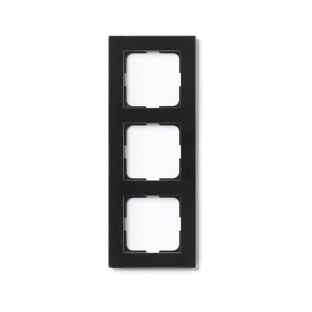 Peitelevy ELKO Plus Option lasi musta 3-osainen