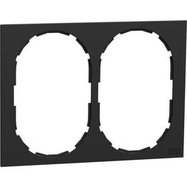 Peitelevy Schneider Electric ELKO One, 2-osainen 2-pistorasialle, 2x soikea aukko