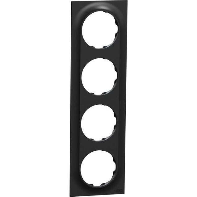 Peitelevy Schneider Electric ELKO One, 4-osainen, 4x pyöreä aukko