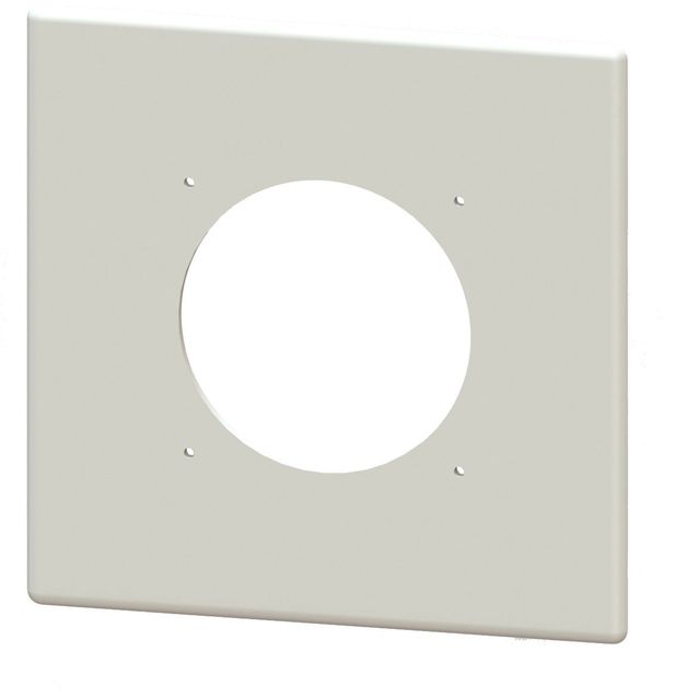 Korvausilmaventtiilin peitelevy Vilpe Wive 100, 200x200mm, valkoinen