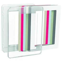 Peitelevy 1-osainen valkoinen 2-os pistorasiaan Exxact Design